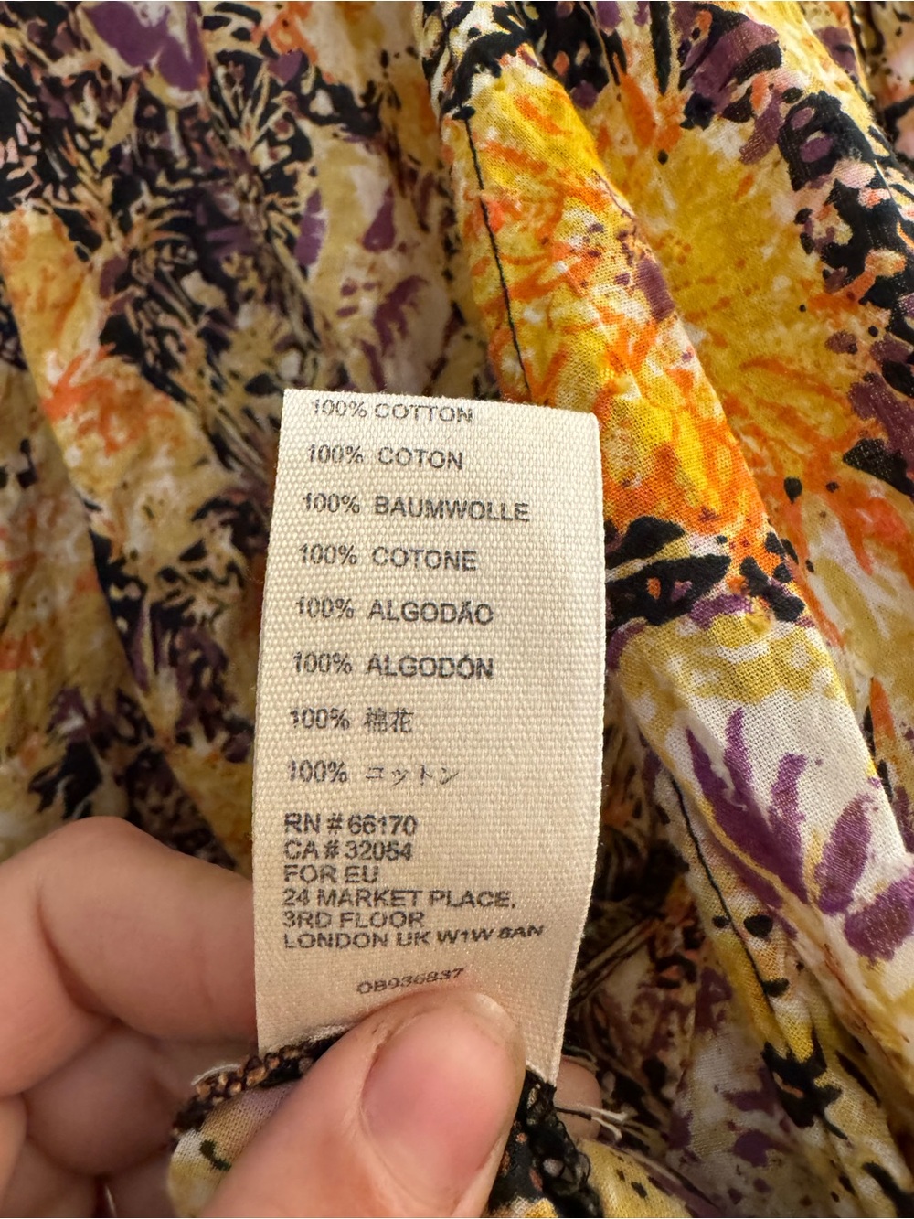 Free People Floral Wrap Top - Picture 3 of 4